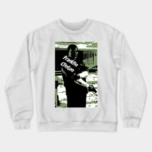 Franklin Clinton (pop art) Crewneck Sweatshirt